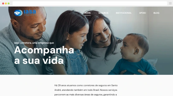 site para corretora de seguros ()