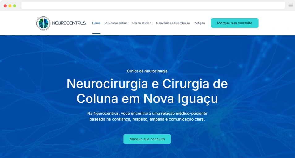 criacao sites medico