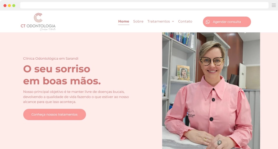 site para dentista