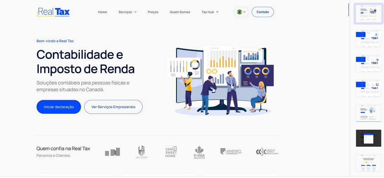 reformulação do site reformulação do site