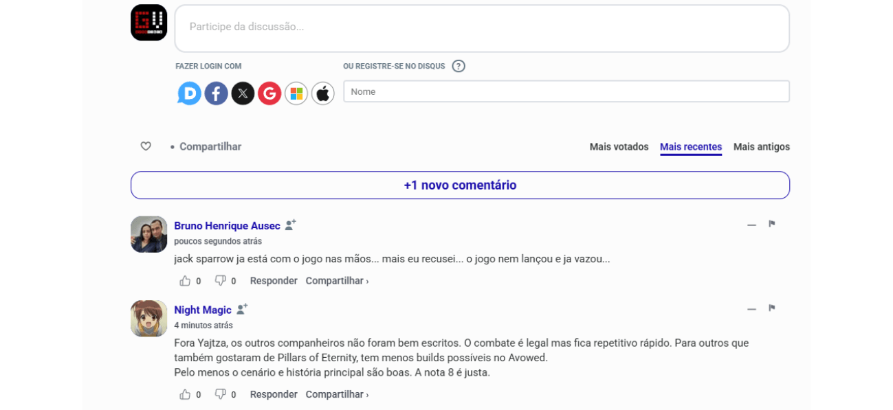 sistemas de comentários para site de notícias sistemas de comentários para site de notícias