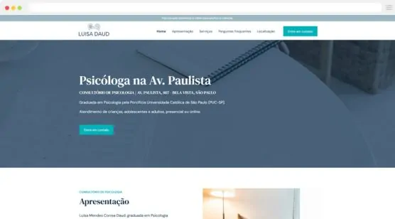 criação de site para psicólogos