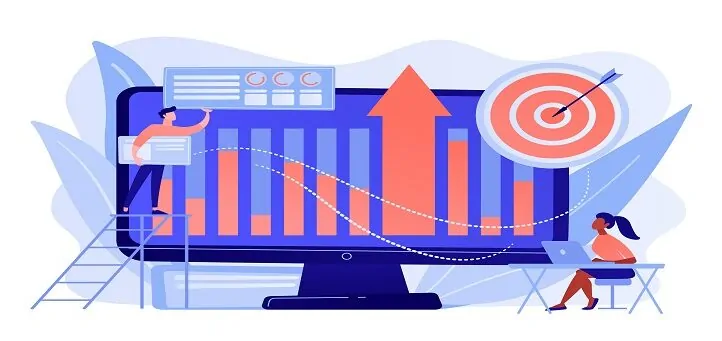 Business Intelligence concept vector illustration