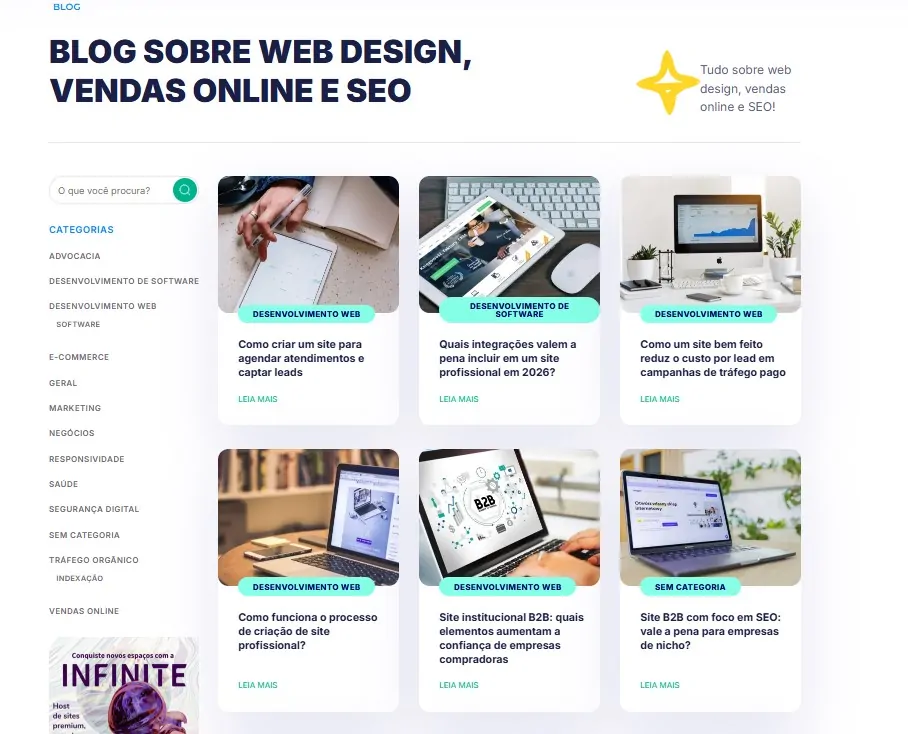 qual o melhor tipo de site para serviços de consultoria?