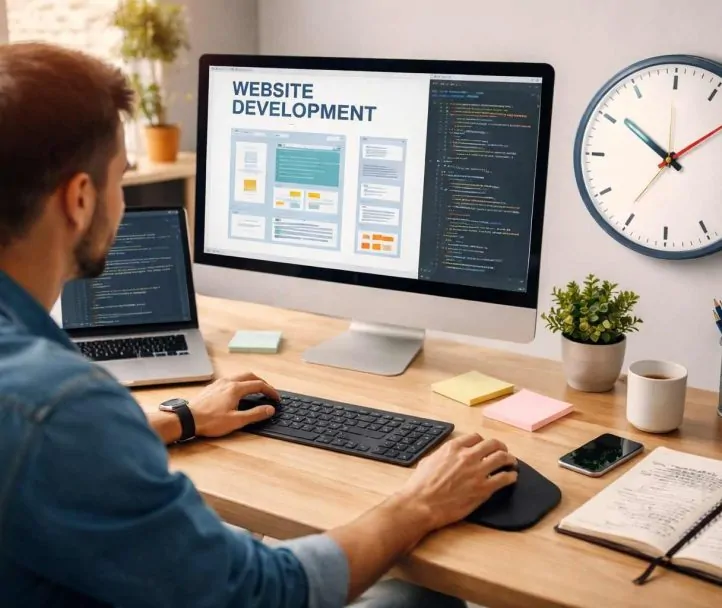 quanto tempo leva o desenvolvimento de um site profissional?