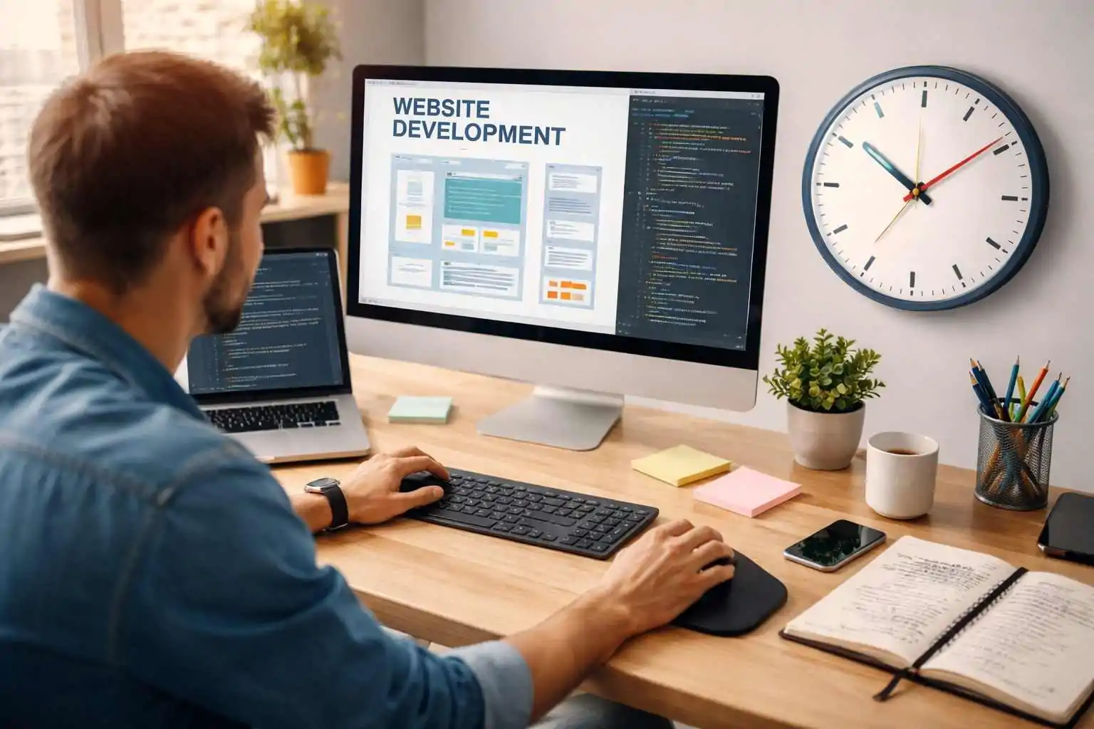 quanto tempo leva o desenvolvimento de um site profissional?